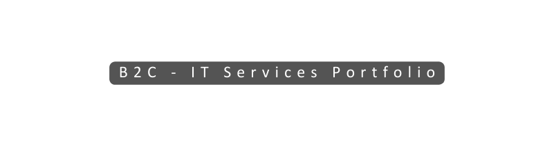 B2C IT Services Portfolio